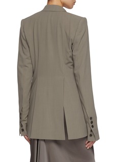 (正規店出品)RICK OWENS WOMEN RP01D2764 WL 60CM SOFT BLAZER RICK OWENS WOMEN 60CM SOFT BLAZER BLACK SS24 | 50%OFF SALE