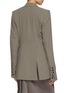 Back View - Click To Enlarge - RICK OWENS  - Giacca Extreme Wool Soft Blazer
