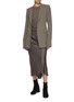 Figure View - Click To Enlarge - RICK OWENS  - Giacca Extreme Wool Soft Blazer