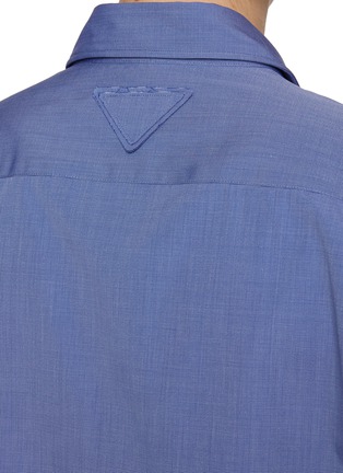  - PRADA - Srunched Cotton Poplin Shirt