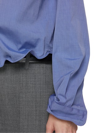  - PRADA - Srunched Cotton Poplin Shirt