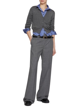 Figure View - Click To Enlarge - PRADA - Srunched Cotton Poplin Shirt