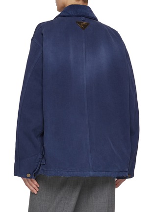 Back View - Click To Enlarge - PRADA - Cotton Canvas Workwear Jacket