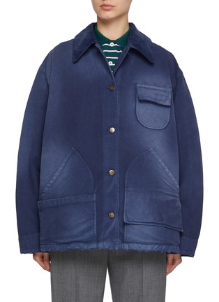 Main View - Click To Enlarge - PRADA - Cotton Canvas Workwear Jacket