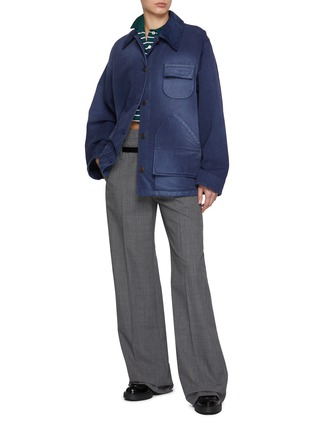 Figure View - Click To Enlarge - PRADA - Cotton Canvas Workwear Jacket
