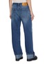 Back View - Click To Enlarge - PRADA - Turned Up Cuff Dark Wash Jeans