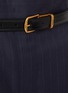  - PRADA - Belted High Waist Tailored Wool Pants