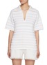 Main View - Click To Enlarge - BARRIE - Mariniere Striped Polo Shirt