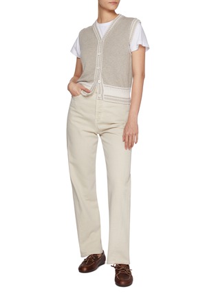 Figure View - Click To Enlarge - BARRIE - Cricket Striped Vest