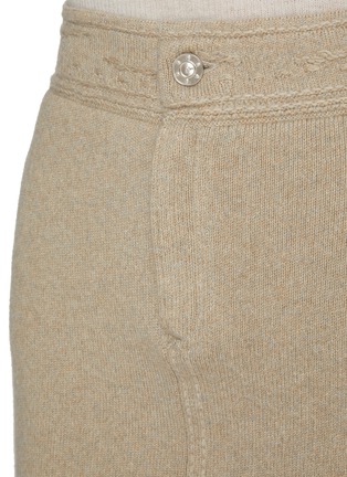  - BARRIE - Bicolour Cashmere Cotton Denim Skirt