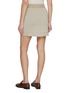 Back View - Click To Enlarge - BARRIE - Bicolour Cashmere Cotton Denim Skirt