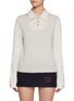 Main View - Click To Enlarge - BARRIE - Trompe L'oeil Knit Top