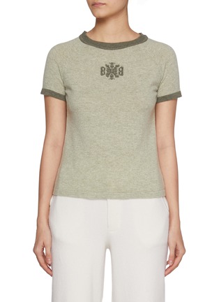 Main View - Click To Enlarge - BARRIE - Retro Style Raglan Knit T-shirt