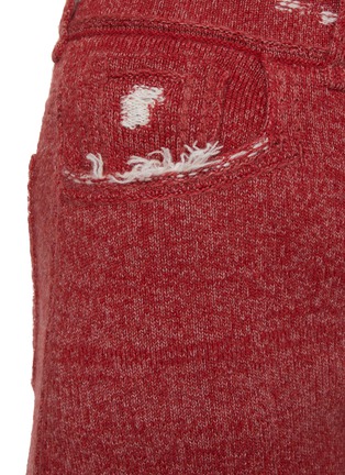  - BARRIE - Distressed Cashmere Cotton Knit Shorts