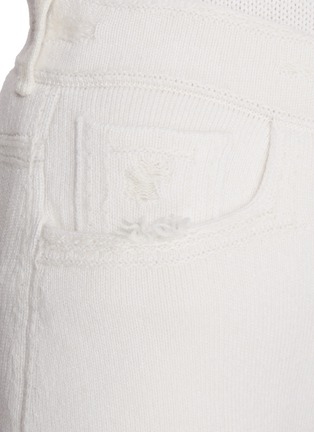  - BARRIE - Fringed Denim Shorts