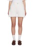 Main View - Click To Enlarge - BARRIE - Fringed Denim Shorts