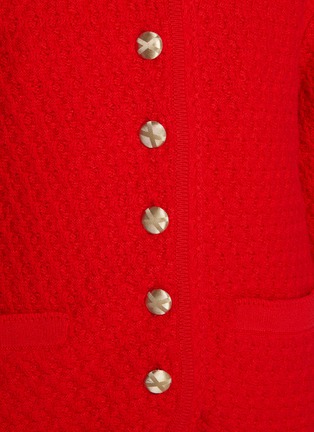  - BARRIE - Tweed Effect Button Up Cashmere Jacket