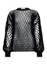 Main View - Click To Enlarge - ALAÏA - Fishnet Cutout Top
