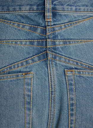  - ALAÏA - Rounded Medium Wash Denim Jeans