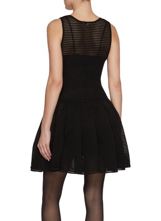 Back View - Click To Enlarge - ALAÏA - Drop Waist Crinoline Dress