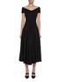 Main View - Click To Enlarge - ALAÏA - Gathered Midi Dress