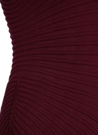  - ALAÏA - Sunray Pleated Asymmetrical Wool Dress