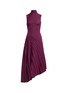 Main View - Click To Enlarge - ALAÏA - Sunray Pleated Asymmetrical Wool Dress