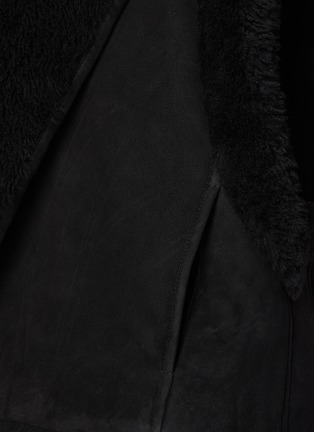  - ALAÏA - Hooded Suede Sherling Vest