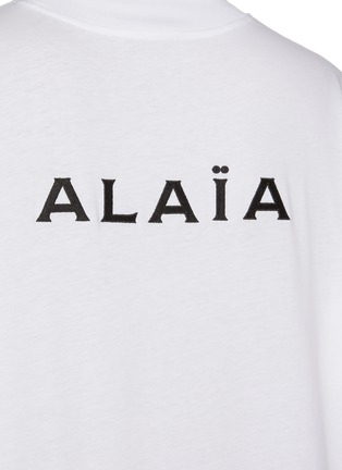  - ALAÏA - Logo Back Cotton Sweatshirt