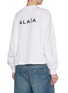 Back View - Click To Enlarge - ALAÏA - Logo Back Cotton Sweatshirt
