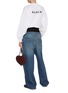 Figure View - Click To Enlarge - ALAÏA - Logo Back Cotton Sweatshirt