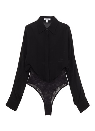 Main View - Click To Enlarge - ALAÏA - Layered Lace Bodysuit