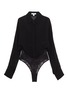 Main View - Click To Enlarge - ALAÏA - Layered Lace Bodysuit