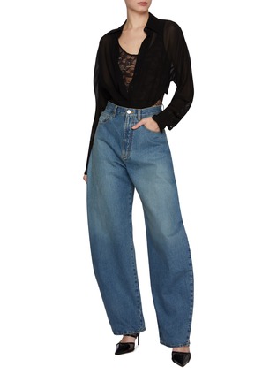 Figure View - Click To Enlarge - ALAÏA - Layered Lace Bodysuit