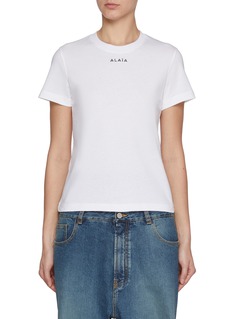 Tシャツ・カットソー ALAIA T-SHIRTS BLANC Alaïa Classic T-shirt | White | FARFETCH AO