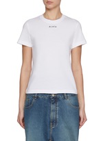 Tシャツ・カットソー Alaia Cotton t-shirt Alaïa Logo cotton jersey T-shirt ALAÏA