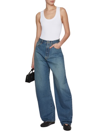 Figure View - Click To Enlarge - ALAÏA - Ribbed Tank Bodysuit