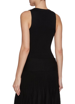 Back View - Click To Enlarge - ALAÏA - Ribbed Tank Bodysuit