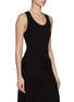 Front View - Click To Enlarge - ALAÏA - Ribbed Tank Bodysuit