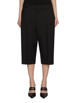 Front View - Click To Enlarge - ALAÏA - Long Bermuda Shorts