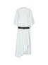 Main View - Click To Enlarge - ALAÏA - Asymmetric Belted Midi Dress