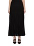 Front View - Click To Enlarge - ALAÏA - Sunray Pleated Wool Maxi Skirt