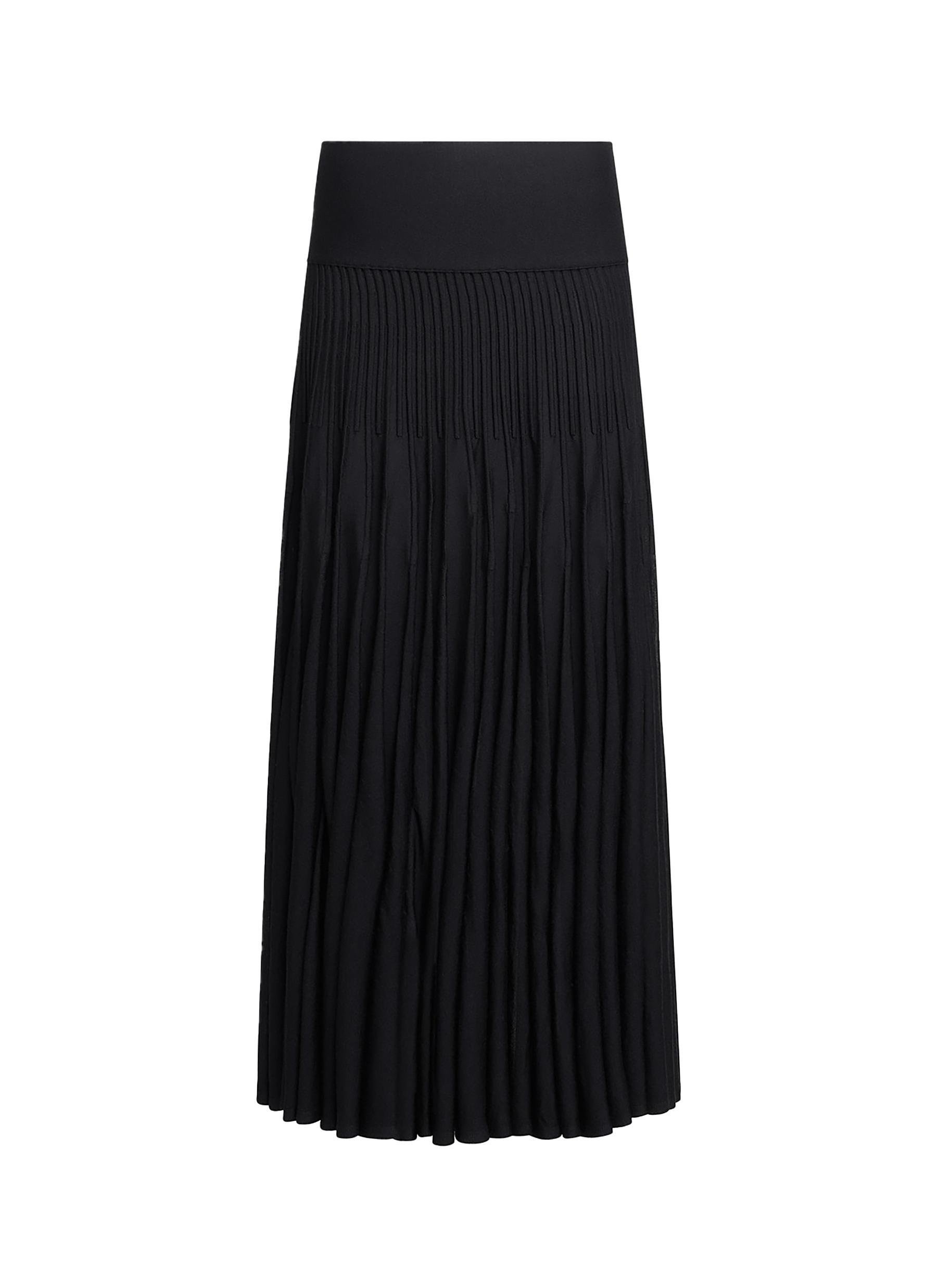 ALAÏA | Sunray Pleated Wool Maxi Skirt | Women | Lane Crawford ALAÏA | Sunray Pleated Wool Maxi Skirt | Women | Lane Crawford