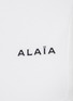 - ALAÏA - Logo Embroidered Cotton T-shirt Bodysuit