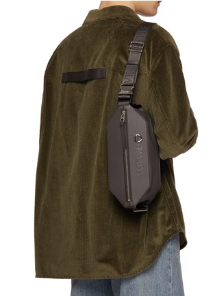 Figure View - Click To Enlarge - LOEWE - Convertible Classic Leather Sling Bag