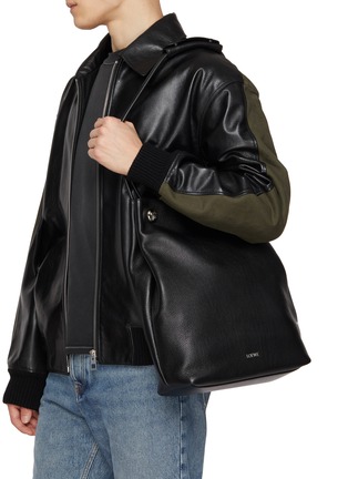 Figure View - Click To Enlarge - LOEWE - Pebble Mellow Leather Hobo Bag