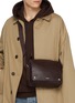 Figure View - Click To Enlarge - LOEWE - Extra Small Pebble Mellow Leather Messager Bag