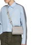 Figure View - Click To Enlarge - LOEWE - Mini Anagram Patch Leather Crossbody Camera Bag