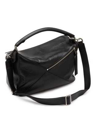 Detail View - Click To Enlarge - LOEWE - Large Puzzle Leather Crossbody Bag