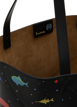 Detail View - Click To Enlarge - LOEWE - x Suna Fujita Extra Large Puzzle Fold Leather Tote Bag